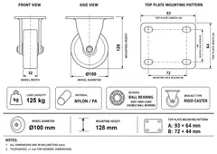 Industrial caster product image