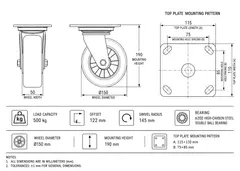 Industrial caster product image